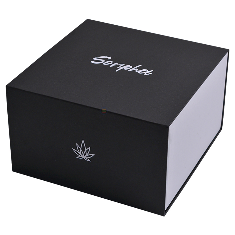 Custom Logo Printing Magnetic Square Vintage Baseball Snapback Hat Gift Boxes