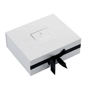 OEM Acceptable White Folding Paperboard Gift Box 