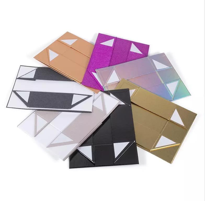 Custom Recycled Fancy T-shirt Wigs Mailer Shipping Box Garment Flat Folding Kraft Paper Corrugated Packaging Box
