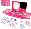 35 Pcs Washable Toddler Girl Toys Real Cosmetic Makeup Set Kit
