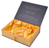 Custom Paper Bag Gold Logo Foil Printing Hair Extension Packaging Dimensions