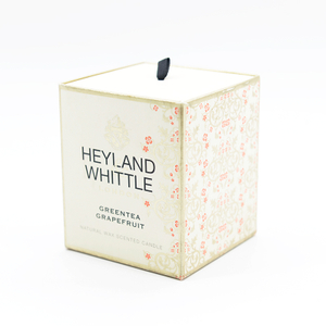 Luxury Custom White Lid Base Cardboard Square Candle Box Packaging