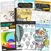 Adult Coloring Book Bundle with 10 Deluxe Coloring Books for Adults And Teens (Over 250 Stress Relieving Patterns).