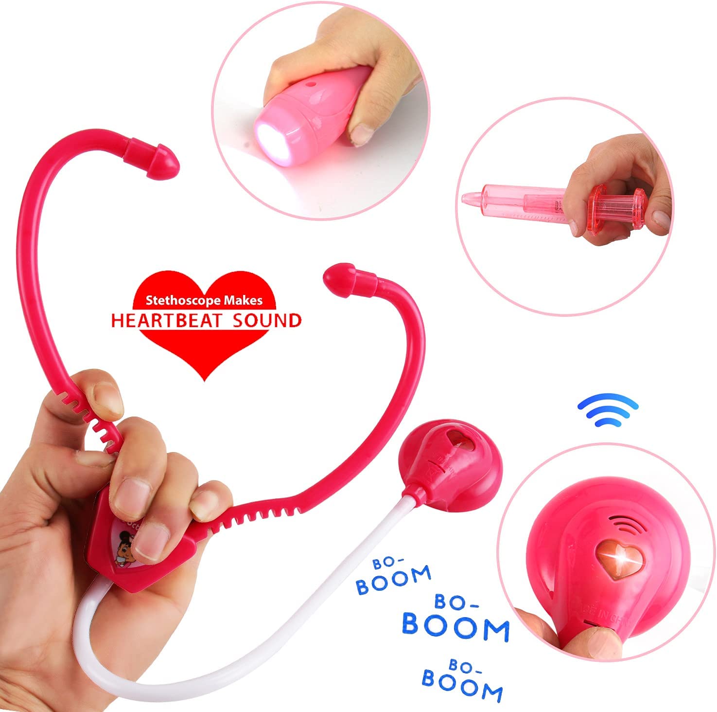 29 PCS Pretend Play Medical Tools Kids Doctor Playset 