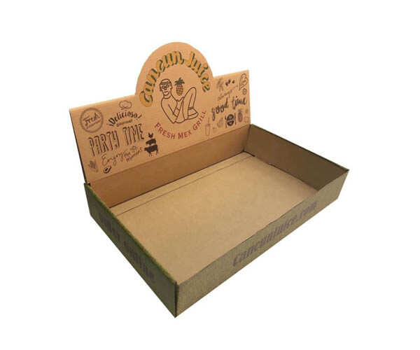 Small Top Sample Kraft Paper Display Stand