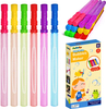 12 Packs 14" Big Bubble Wands Pack Assorted Colors for Outdoor