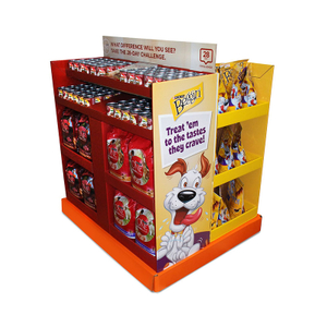 Custom Size Corrugated Pallet Pet Food Display