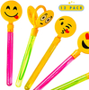 24 Pcs Emoji Multi Point Stackable Push Pencil Assortment with Eraser
