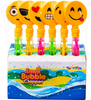 12 Pack Giant Bubble Wands Emoji Party Favor Toys