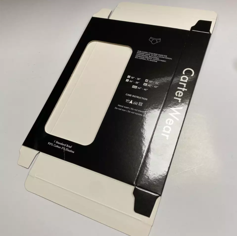Professional Custom Replace Cardboard Underwear Packaging Box