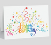 Watercolor Assortment Happy Birthday Card with Envelopes Box Set