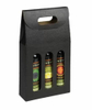 7 X 3.5 X 15" Kraft Wine Bottle Boxes with Window 2 Bottle