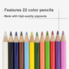 Yuteng 132-Piece Art Set for Age 4-12