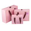 Wholesale Recyclable Rectangular Pink Storage Sliding Drawer Packaging Box