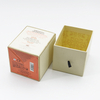 Luxury Custom Premium Rigid Packaging Black Drawer Gift Set Lid Base Candle Box Cardboard Iridescent Marble Square Candle Box