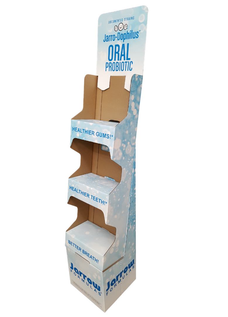 Fixed And Rotating Muti-tiered Floor Display