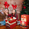 Christmas Stacking Gift Boxes Santa Claus Present Boxes Nesting Boxes Stackable Gift Boxes 